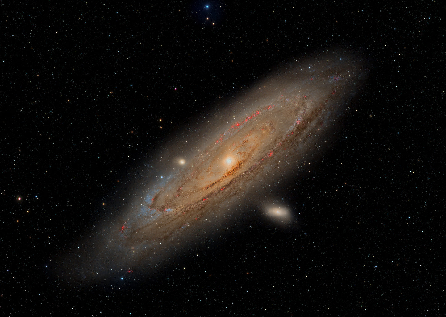 M31 The Andromeda Galaxy - Metal Print