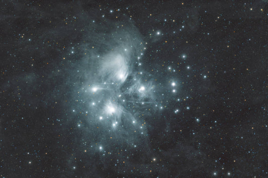 M45 The Pleiades or Seven Sisters - Metal Print