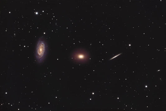 NGC 5982 The Leo Triplet of Galaxies - Metal Print