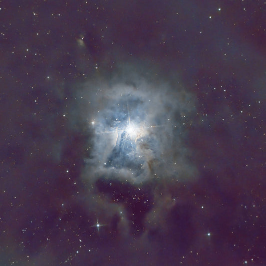 NGC 7023 The Iris Nebula - Metal Print